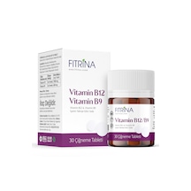 Fıtrina Vitamin B12 & B9 Folik Asit 30 Tablet