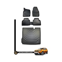 Dacia Duster 4x2 3D Havuzlu Oto Paspas ve Bagaj Havuzu Seti