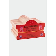 Zenviac456 Lal Granat & Kova Burç Bileklik Kartı Zenviac45678