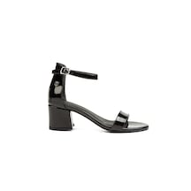Pierre Cardin PC-52202-3951 Rugan Siyah - Kadın Topuklu Ayakkabı 35718