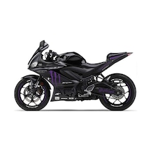 2019-2020 Yamaha Yzf R25 Mor- Beyaz Monster Sticker Etiket Full