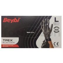 Beybi Tpex Eldiven Siyah Large 100'lü