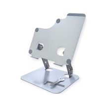 Katlanabilir Metal Alaşımlı Yükseklik Ve Açı Ayarlı Kaydırmaz Tablet Notebook Ve Laptop Standı Laptop Notebook Ve Tablet Standı Gümüş N6