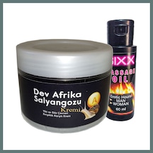 Bezos Giant Afrikasalyangozu Kremi Yaşlanma Karşıtı Dev Salyangoz100ml + 60 Ml Sıxx Erotikmasaj Yağı Ventra