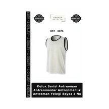 Delux Serisi Antrenman Antrenmanlar Antrenmanlık Antreman Yeleği Beyaz 4 No