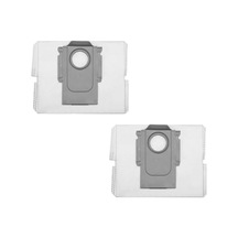2As Roborock İçin 2 Adet Toz Torbası Roborock Q Revo/qrevo Pro/qrevomaxv/qrevo Curv/s8 Maxvultra/s8max Ultra/qrevo Edge/qrevo S/qrevo Plus/qrevo Master/orevo Slim, Yedek Torba Aksesuar Seti 12 Gri