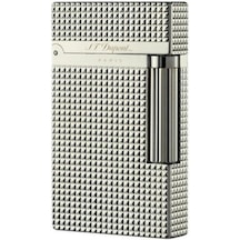 16184 St Dupont Silver Diamond Head Çakmak 16184