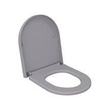 Bocchi Pure S Kısa Klozet Kapağı Mat Gri A0302-006 Beyaz