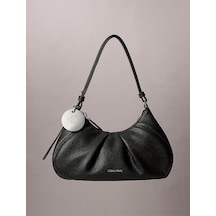 Calvin Klein Kadın Engraved Small El Çantası-15856 Siyah