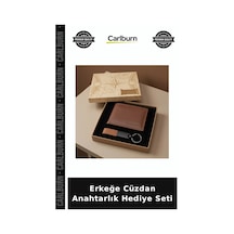 Erkeğe Cüzdan Anahtarlık Hediye Seti Yetişkin Erkek Sevgiliye Sürpriz Şık Sunum