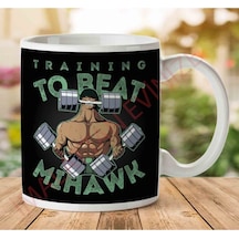 Training To Beat Mihawk Roronoa Zoro Iki Tarafı Baskılı Kupa Bardak Çok Renkli
