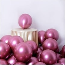 Krom Pembe Balon 10 İnç