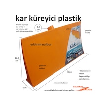 Kar Küreği Kar Küreme Aparatı Plastik Kar Temizleme Yaparlar Yol