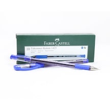 Faber-Castell 1425 Iğne Uç Tükenmez Kalem Mavi 10'lu Kutu