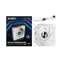 Lian Li Unı Fan Reverse Tl Wıreless Lcd 1x120mm Beyaz Kasa Fanı G99.12rtllcd1w1w.00