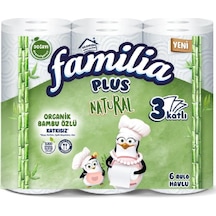 Familia Havlu Natural Plus 6 Rulo