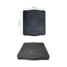 Mat Siyah Soba Tablası Soba Altlığı