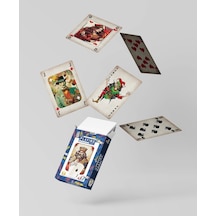 İskambil 52 Pişti Oyun Kartları Kağıt Oyunları Vintage