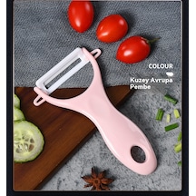 Seramik Rende Mutfak Elma Kavun Meyve Bıçağı Soyma Bıçağı Patates Soyma Bıçağı Pembe