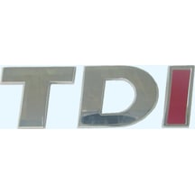 Volkswagen Tdi Bagaj Yazısı Tek Kırmızı 5K0853675Ap