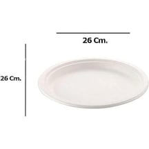 Ambalaj Marketim Roll-up Ekolojik Karton Tabak 26 Cm 25 Adet