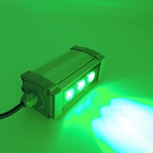 Led Aydınlatma Wall Washer Duvar Boyama 10 Cm 3w Yeşil