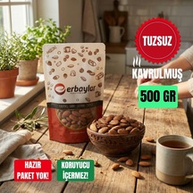 Erbaylar Badem İçi İthal Kavrulmuş Tuzsuz - 500 Gr 500 G