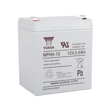 Yuasa NPH5-12 12 V 5 Ah Bakımsız Kuru Akü