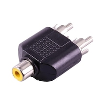 1rca Dişi-2rca Erkek Çevirici Jack