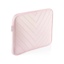 Notebook Laptop Macbook Uyumlu Çantası Suni Deri 15.6" İnç - 800-düz Açık Pembe