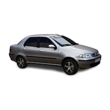 Fiat Albea Krom Cam Çıtası 4 Parça P.Çelik  2002-2012