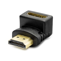 Hdmı To Hdmı F Çevirici L Tip Siyah Hdx1258