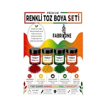 Toz Mum Boyası Seti 10 Cc 4 Lü Soya & Parafin Wax Için Kırmızı, Sarı, Yeşil, Turuncu Bkfab4ksryt10g Karışık