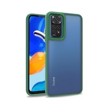 Zore Redmi Note 11 Pro 5g Kılıf Nvth Flora Kapak - Yeşil