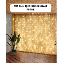Dekoratif Perde Peri Led Günışığı Renk 8 Fonksiyonlu Işık