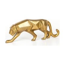 Euro Flora Metal Leopar Dekor 51,5X9X19 Cm