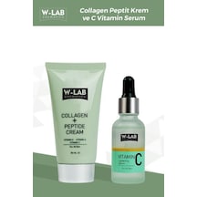 W-Lab Cosmetics C Vitaminli Serum + Kolajen Peptit Krem Set