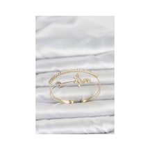Pirinç Gold Renk Model Kadın Bileklik Tj-bb8505 Evimdeyokyok