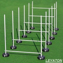 Leyaton Slalom Takımı Boş Futbol Antrenman Slalom Takımı 12' li Beyaz - Siyah