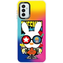 Samsung Uyumlu Galaxy M13 Kılıf Estoril Desenli Kapak Desen 10