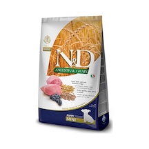 N&D Ancestral Grain Kuzu Etli Yaban Mersinli Küçük Irk Tahıllı Yavru Köpek Maması 2500 G