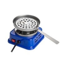 Mini Kare Elektrikli Nargile Kömürü Ocağı Mavi