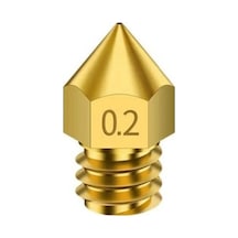 3d Yazıcı-printer Mk8 0.2mm Pirinç Nozzle