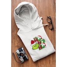 Grinch Hohoho Yenı Yıl Kapşonlu Sweatshirt 001