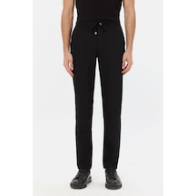 D's Damat Ds Damat Relaxed Fit Pilesiz Siyah Armürlü Jogger Pantolon 5hc03t902321m 001
