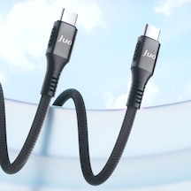 60w Usb Type-c To Type-c Örgülü Pd Hızlı Şarj Ve Data Kablosu 2 Metre Diğer