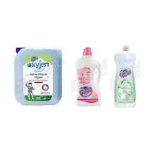 Bingo Çamaşır Suyu 4 Lt + Yüzey Tem. Fresh 2.5 Lt + Sıvı Bulaşık Deterjanı 1500 Ml 3'lü Set Diğer