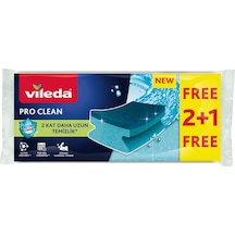 Vileda 3lü Pro Clean Düz Bulaşık Süngeri Vld0000000460