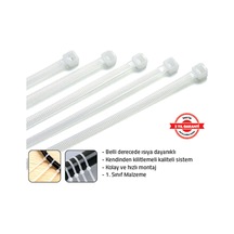 Tomax Plastik Kilitli Kelepçe 5x350 Mm Beyaz