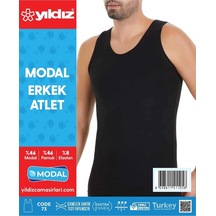 3 Lü Modal Erkek Atlet Beyaz 001